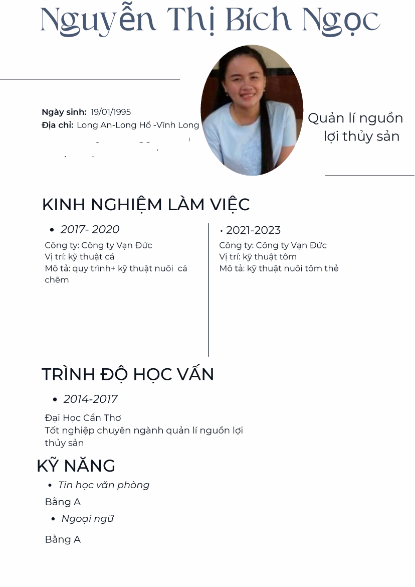 Nguyễn Thị Bích Ngọc